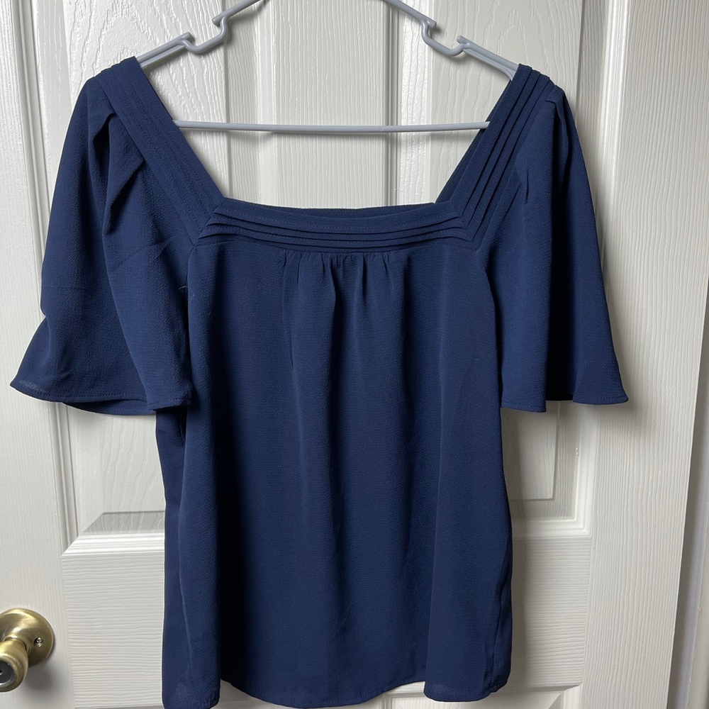 NEW navy blouse